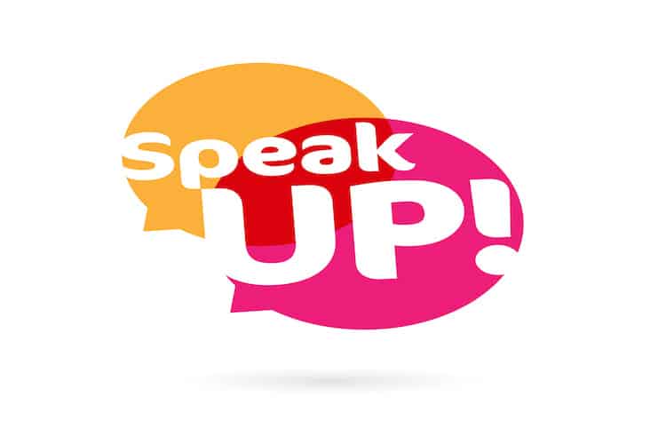 Do you have the confidence to speak up?